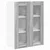 vidaXL Viseča omarica Riga Siva Sonoma 60 x 31 x 80 cm Konstruiran les