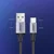 shumee Kabel USB - USB-C QC 3.0 3A 1m siv