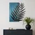 Hoja de Arte -1 - Blue, Black BlueBlack Decorative Wooden Wall Accessory
