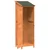 vidaXL Vrtno skladišče Rjava 59,5 x 56 x 176,5 cm Inženirski les