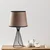 Opviq Stona lampa Telis-5373, 28x28x55 cm, IP20, Crno-smeđa
