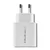 Qoltec stenski polnilnik 18 W | 5–12 V | 1,5–3 A | USB tip C PD | USB QC 3.0 | bel