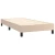 Krevet box spring madrac LED cappuccino 100x200cm umjetna koža