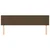 Vidaxl Posteljno vzglavje temno rjava 160x5x78/88 cm blago