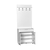 Hanah Home Cipelarnik sa čivilukom Prt-521-Bb-1, 73x36x187 cm, Beli