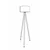 Opviq Podna lampa KS-11101, 40x138 cm, IP20, Krem-crna