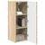 TV zidni ormar 2 pcs Sonoma 30 x 31 x 80 cm Konstruirano drvo