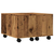 Stol za kavu staro drvo 60x60x38 cm konstruiranog drva