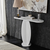 Hanah Home Komoda Ellittica 100x81x30cm Bela
