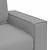 Vidaxl Dvosed kavč sive barve 180x78x84 cm blago