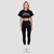 GymBeam Women‘s Thrive Cropped T-shirt Black