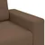 Vidaxl Dvosed rjave barve 160x77x82 cm blago
