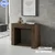 Ityhome Ityhome 90 x 78 konzolna miza rjava, (20848034)