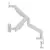 MA-DA2-06-W Gembird Podesivi dupli stoni drzac za monitor, tilt, 17-32 max.10kg White