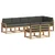 Set vanjskih sofa s jastukom 8 pcs Bijela i antracit Poliester