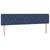 Vidaxl Box spring postelja z vzmetnico modra 200x200 cm blago