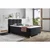 Carryhome POSTELJA Z VZMETNICO 120 cm x 200 cm , tekstil antracit