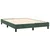 Vidaxl Box spring postelja z vzmetnico temno zelena 140x200 cm žamet