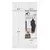Hanah Home Ormar za hodnik EA144 - 3839, 119,6x226,4x37,5 cm, Beli