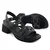 Mona Shoes Ženske sandale, Kožne, Crne