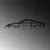 Wallity Zidna dekoracija Nissan 350Z Silhouette, 70x15 cm, 1.5 mm, Crna