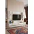 Hanah Home TV komoda Ilay, bela / zlatna