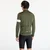 Dres Rapha Mens Core Thermal Long Sleeve Jersey Dark Green/ White L