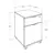 Hanah Home Komoda Rkm-311-Ax-1, 41x61x41 cm, Antracit