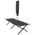 Sklopivi kamperski krevet Crna 193 x 69 x 45 cm Oxford tkanina