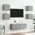 Zidni TV ormarić s LED svjetlima boja hrasta 30,5 x 35 x 30 cm