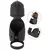Rebel Cock Vibrator with Elliptical Moving Glans Stimulator Black