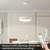 Brilagi - LED prigušiva luster FALCON MODERN LED/30W/230V prečnik 40 cm bela + daljinski upravljač