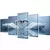 vidaXL Set platen s printom labodov 200 x 100 cm