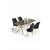 Hanah Home Trpezarijski set, 5 komada, Teget