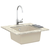 Umivaonik Bež 430 x 460 mm 80% kvarc i 20% smola
