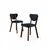 Hanah Home Set stolica Arfe, 37x104x77 cm, 6 komada, Teget