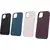Satin ovitek iPhone 14 Plus - temno moder