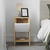 HANAH HOME Noćni stočić Ema Sapphire Oak White