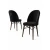 Hanah Home Set stolica Ritim, 44x96x42 cm, 6 komada, Braon-crne