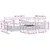 Set vanjskih sofa s jastukom 7 pcs Bijela i svjetlosiva