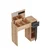 Hanah Home Sto za šminkanje 108x77x37,3cm Bež-Antracit
