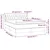 Vidaxl Box spring postelja z vzmetnico temno rjava 140x200 cm blago