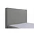 MID.YOU POSTELJA Z VZMETNICO 100 cm x 200 cm , tekstil, leseni material siva