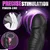 SuperLove Sensual Prostate Massager with Double Cock Ring & Remote Control Black