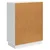 Kreveta Bijela visokog sjaja 66 x 34,5 x 87 cm