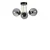 Opviq Luster Pablo, 30cm, 40 cm, Crni