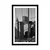 Plakat s paspartujem Manhattan v črnobeli varianti - 60x90 silver
