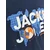 JACK & JONES Majica DUST, modra