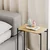 Hanah Home Klub sto 40x56x26cm Crno-Bež
