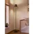 Eglo 901111 - Podna lampa FIORANA 1xE14/7,5W/230V crna/braon